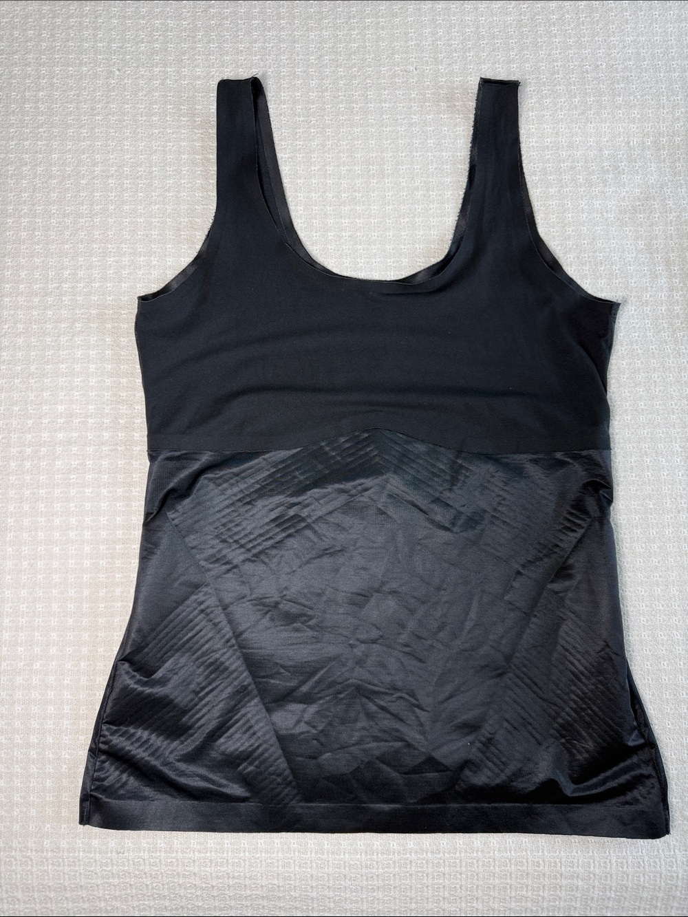 Spanx black shaping tank size medium